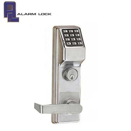 Alarm Lock AlarmLockTrilogy DL2700IC T2 Keypad Lever Lock w/ Interchangeable Core / WATER PROOF/Satin Chrome 26 ALL-DL2700-CRL-26D